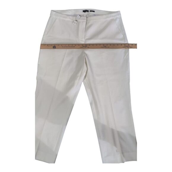 NWR J. Crew White Cropped Women's Capris Size 20 - Picture 4 of 10